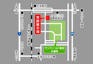 ヤマフクホーム常設展示場地図